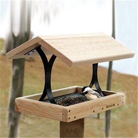 FANCY FELINE Cedar Fly-Thru feeder FA142292